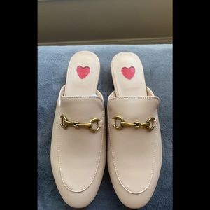 Womens Beige work loafers